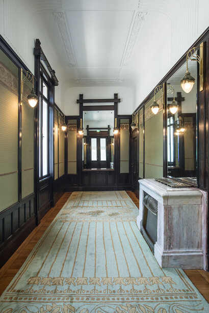 Otto Wagner, Hofpavillon Hietzing, exhibition view. Courtesy of Musa Museum