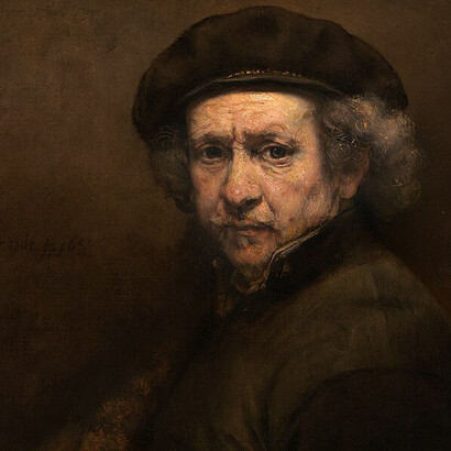 Rembrandt no venía de una familia artística, pero su familia estaba económicamente muy acomodada