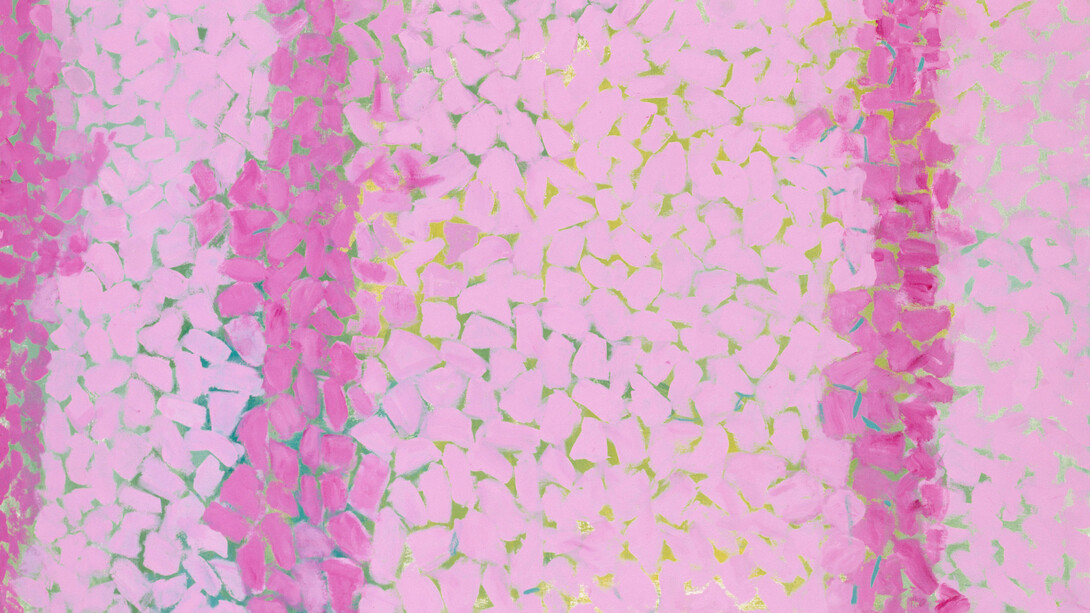 Alma Thomas, Wind and crepe myrtle concerto, 1973. Courtesy of Denver Art Museum
