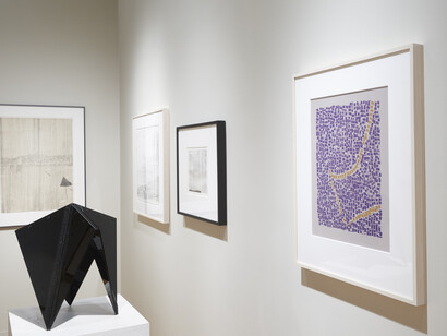 Installation view of Abstracting Gender. Seven Latin American Women Artists at Cecilia de Torres, Ltd., New York. Photos by Arturo Sanchez.