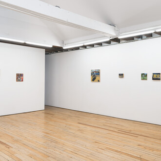Nasir Young, Nowhere/Everywhere, exhibition view. Courtesy of Uffner & Liu Gallery