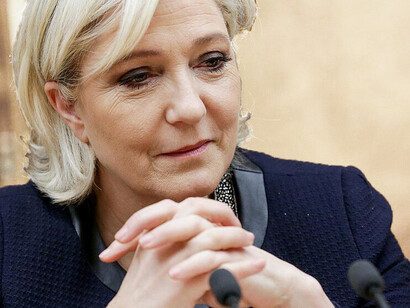 Marine Le Pen lors d'une rencontre avec des membres de la Douma d'État de la Fédération de Russie, 24 mars 2017. Photo par Anna Isakova