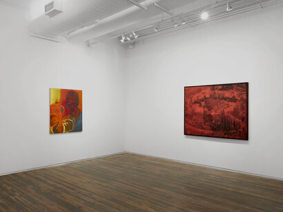 Marco Scarpi, Ein radler, exhibition view. Courtesy of Amanita