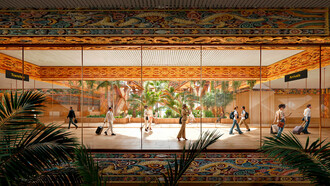 Fotografia cortesia de BIG. Aeropuerto Internacional de Gelephu, Buthan