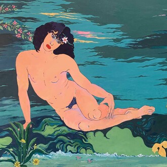 Luigi Mastrangelo, Io sono Narciso (dettaglio), 1983-84. Cortesia di Mangano Galleria d’Arte