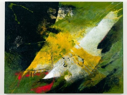 Walter Erra Hubert - within without #4 - acrilico su tela - 3.5' x 4.5' (137 x 106.6 cm) - 2013