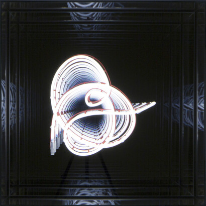 Brigitte Kowanz, Fall of the Wall 09.11.1989
2017, Neon, Spiegel, Ex. 2/3, 90 x 90 x 19 cm / 35 3/8 x 35 3/8 x 7 1/2 inches