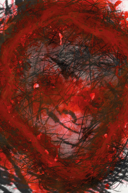 Arnulf Rainer, Serie Goya, 1983/84. Courtesy of Thaddaeus Ropac Gallery