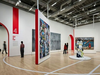 Various artists, Get in the game. Sports, art, culture, exhibition view. Courtesy of San Francisco Museum of Modern Art