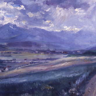 Lovis Corinth, Inn valley landscape, 1910. Courtesy of Alte Nationalgalerie