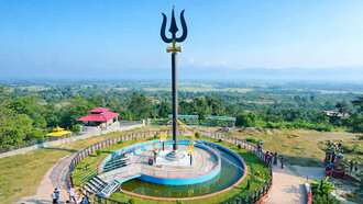 World' largest trident(Tirshul) located at Dharapani, Pandweshor Mahadev Temple, Dang Nepal