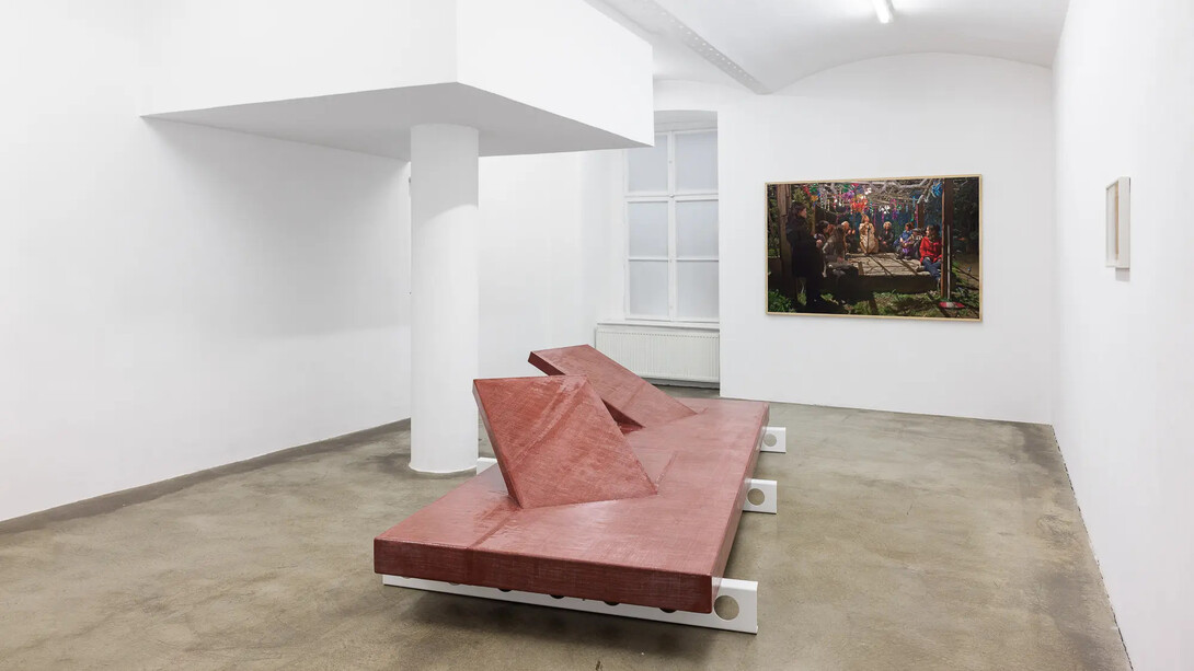 Various artists, Echoes, exhibition view. Courtesy of Galerie Martin Janda
