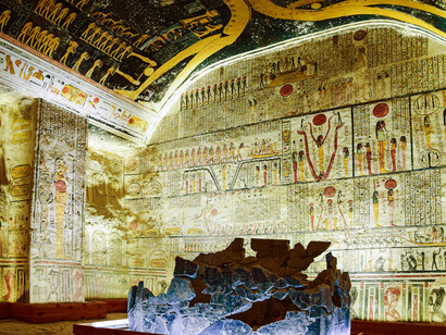 The home of 63 magnificent royal tombs from the New Kingdom period in Egypt, the Valley of Kings, once called the Great Necropolis of Millions of Years of Pharaoh, situated in Luxor, Egypt, a wonder of the ancient world