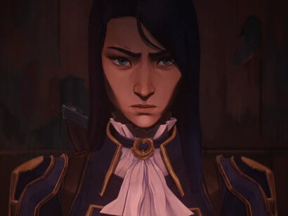 Caytlin, part of Piltover's enforcer corps