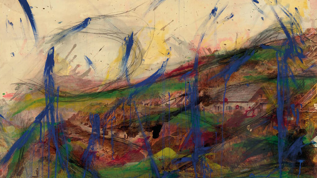 Arnulf Rainer, Ohne titel, ca. 1988. Courtesy of Thaddaeus Ropac Gallery