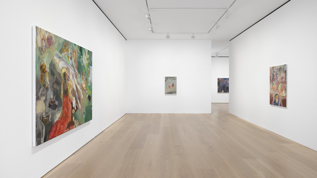 Sosa Joseph, Pennungal: lives of women and girls, exhibition view. Courtesy of David Zwirner Gallery