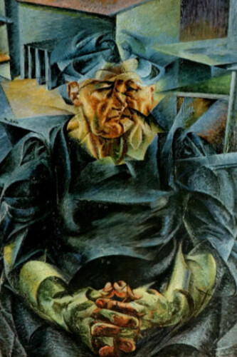 Umberto Boccioni, "Volumi orizzontali. Ritratto della madre dell'artista", Fondazione Ragghianti