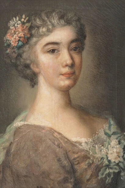 French School, 18th Century, Portrait of a Woman