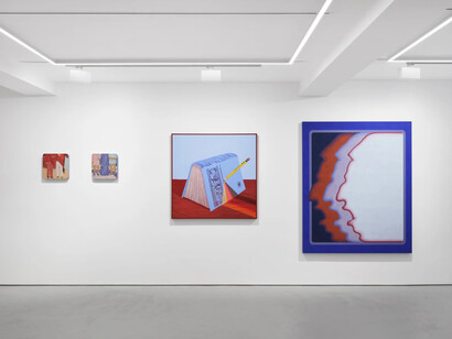 Claudia Martínez Garay, Borrowed air, exhibition view. Courtesy of Grimm