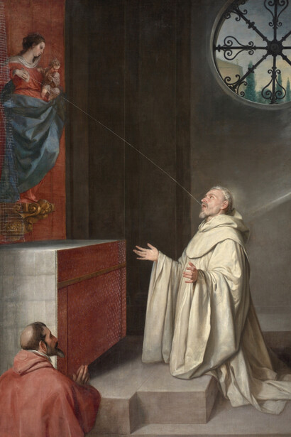 Alonso Cano, Saint Bernard and the Virgin, 1645 - 1652; 1657 - 1660