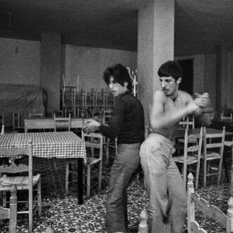 Marialba Russo, Al ristorante (dettaglio), 1974. Cortesia del MACRO