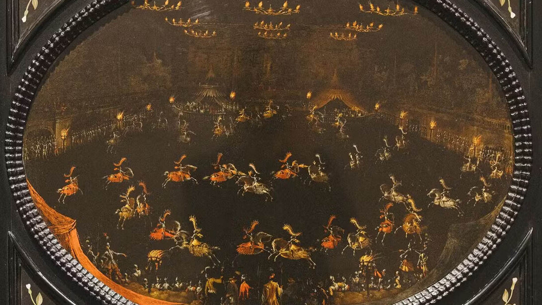 Stefano della Bella, Carosello notturno svoltosi nei Giardini di Boboli, nel 1637. Courtesy of Gallerie degli Uffizi