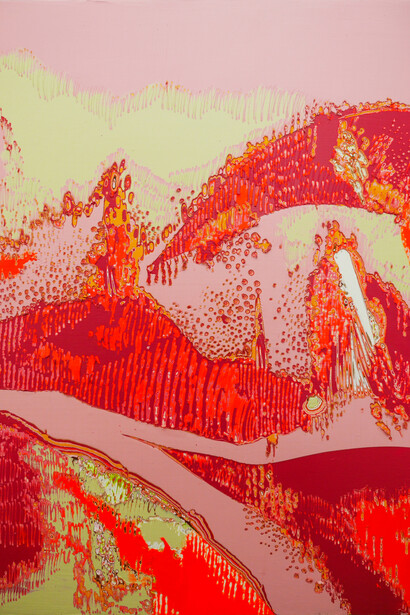 Sarah Alagroobi, Slit, 2020. Courtesy of Artbooth Gallery