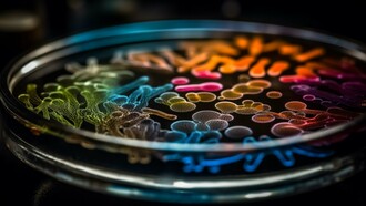 Colorful microbial colonies reveal the hidden intelligence and cooperation that shape every ecosystem