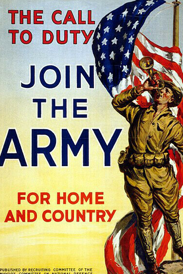 La propaganda, una forma de comunicación destinada a influir en perspectivas y comportamientos, utilizó ampliamente carteles durante la Primera Guerra Mundial para fomentar el nacionalismo, fomentar el alistamiento y demonizar a los enemigos