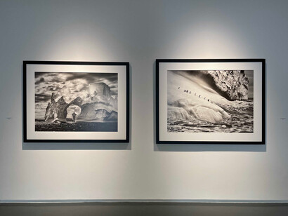 Sebastião Salgado, exhibition view. Courtesy of Sundaram Tagore Gallery
