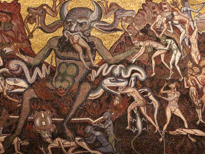 Coppo di Marcovaldo, Giudizio Finale, dettaglio, Battistero di San Giovanni, Firenze