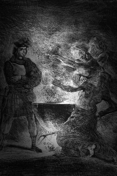 Eugène Delacroix, Macbeth consultando a las brujas