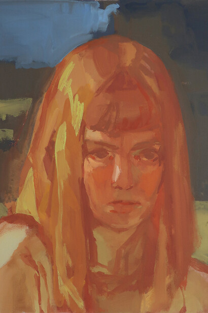 Rachel Gregor, Portrait study, 2024. Courtesy of Hashimoto Contemporary