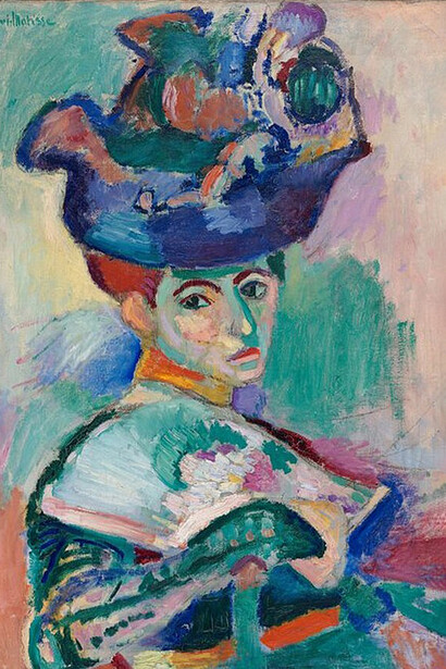 Henri Matisse, Mujer con sombrero, 1905