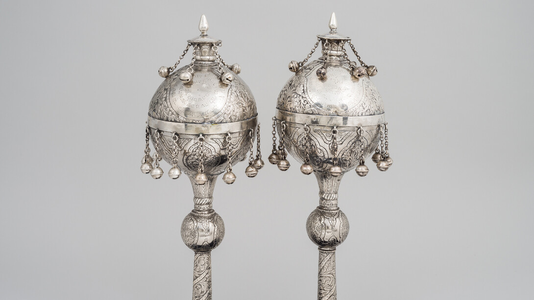 Torah finials, Georgia, Tbilisi, Surami community, 1880. Courtesy of the Cleveland Museum of Art