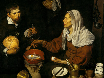 «Vieja friendo huevos» (1618), Velázquez