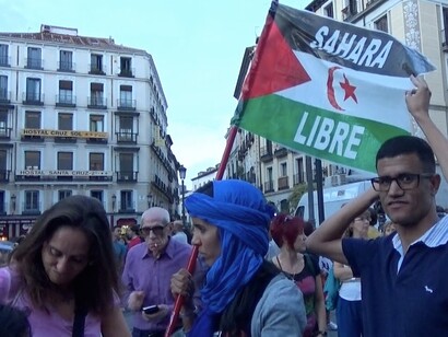 Manifestación pro saharaui en Madrid