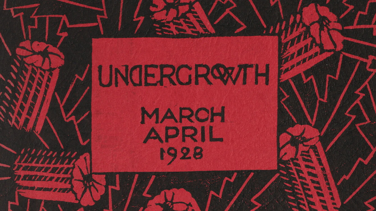 Unknown artist (possibly Miriam Moxham), Undergrowth: a magazine of youth and ideals, march–april 1928. Courtesy of the Art Gallery of New South Wales