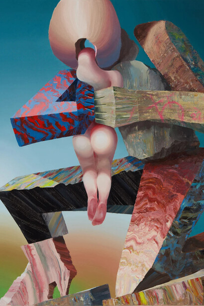 Horacio Quiroz, Saturn devouring their child, 2024. Courtesy of JD Malat Gallery