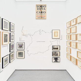 Claudio Perna and Antonio Caro, Coincident, exhibition view. Courtesy of 1 Mira Madrid