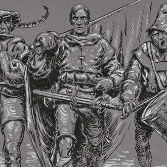 Fritz Dürnberger, Der schwägler, fähnrich u. trommler der gasteiner. Courtesy of DomQuartier Museum