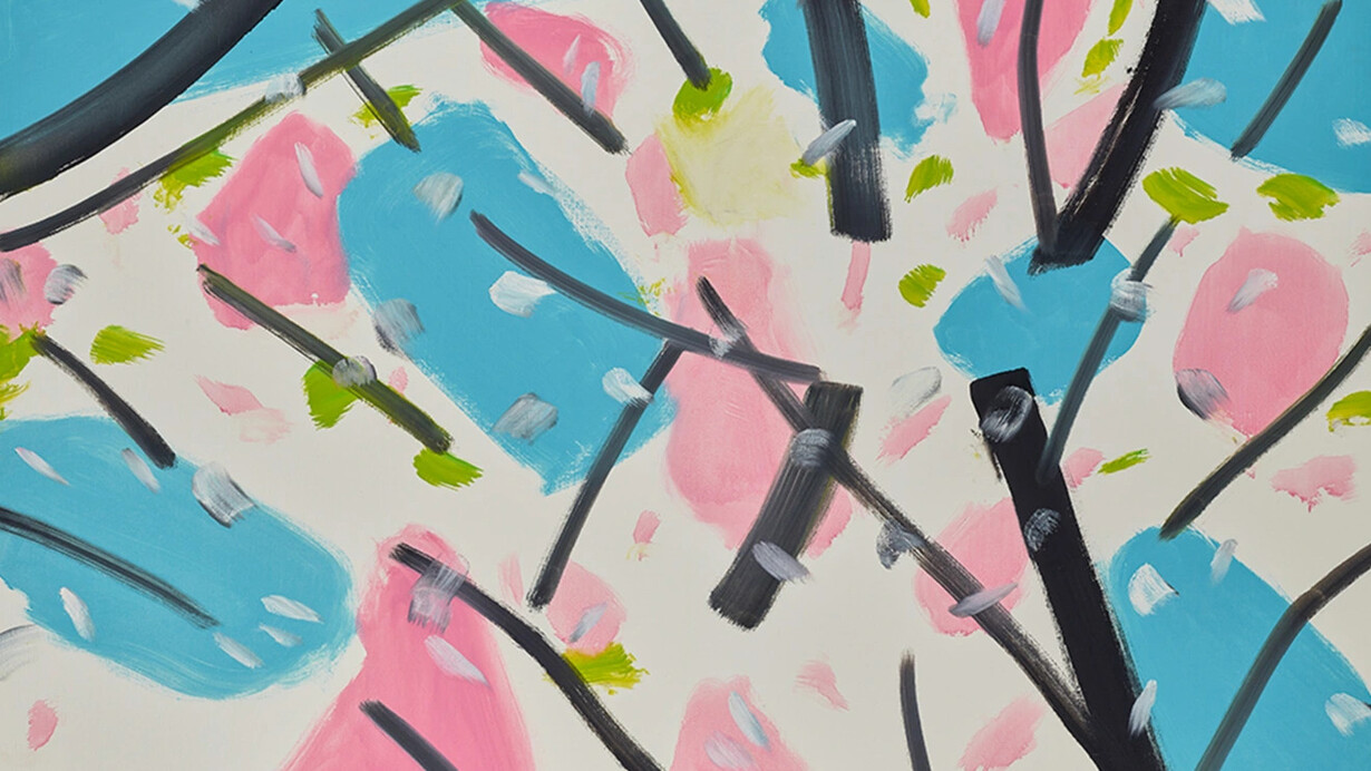 Alex Katz, Spring 9, 2023. Courtesy of Timothy Taylor Gallery
