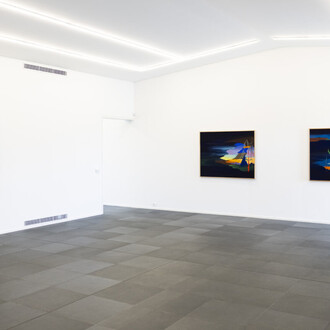 Rita Fischer, Open skies, exhibition view. Courtesy of Xippas Gallery