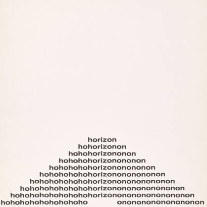 Concrete Poetry. Courtesy of J. Paul Getty