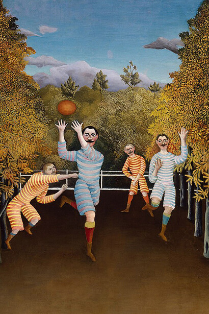 Henri Rousseau The Football Players (1908)