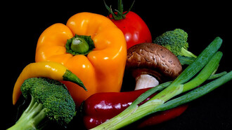 a group of vegetables sitting next to each other