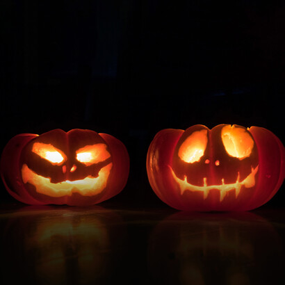 Calabazas de Halloween o «Jack-o'-lantern»