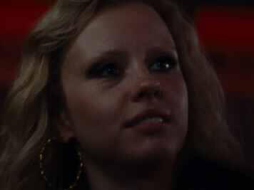Mia Goth in her role as Maxine from the movie MaXXXine
