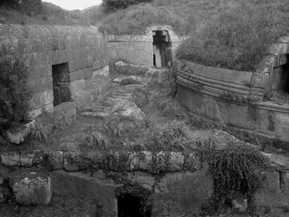 Etruscan burial mound