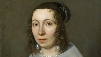 Jacob Marrel, "Retrato de María Sybilla Merian", óleo sobre lienzo, 1679